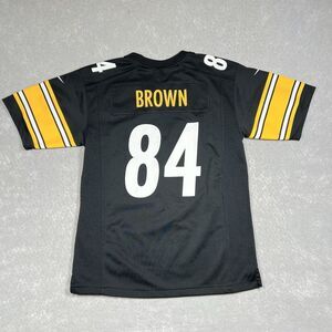 Nike NFL Football Jersey Pittsburgh Steelers Antonio Brown Youth Size Large